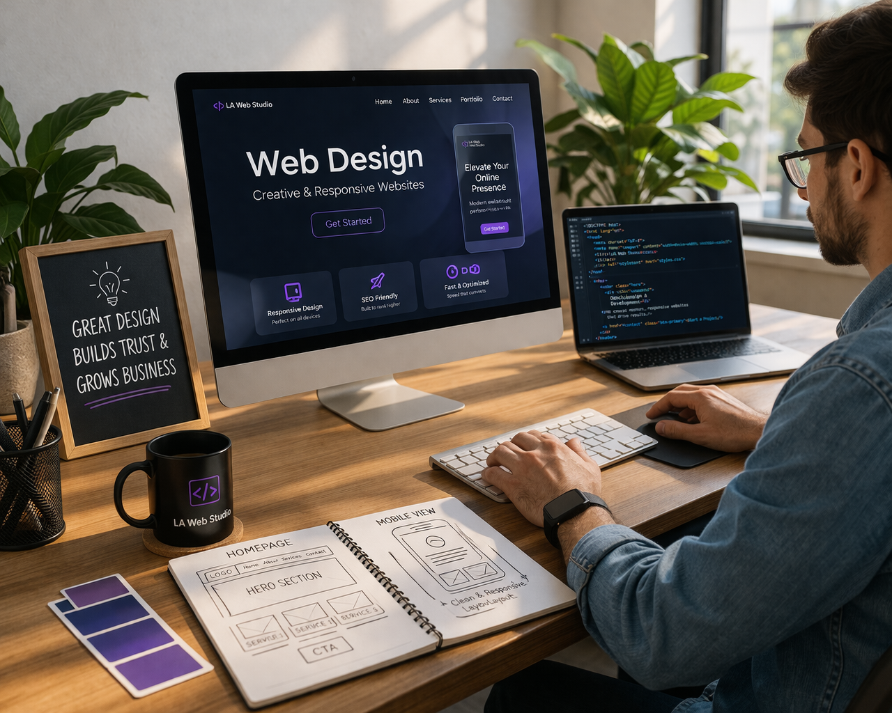 Web Design Company in Los Angeles, CA by Pink Gorilla